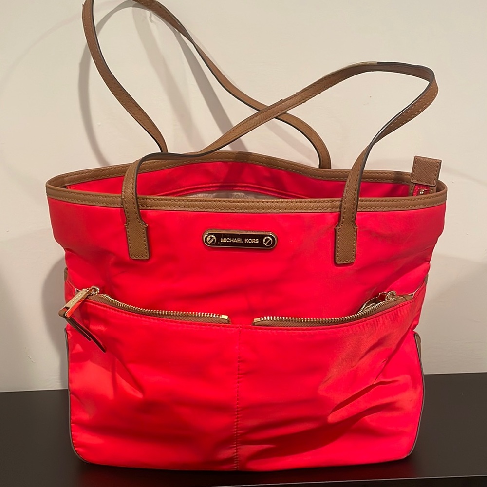 Red Michael Kors Tote bag